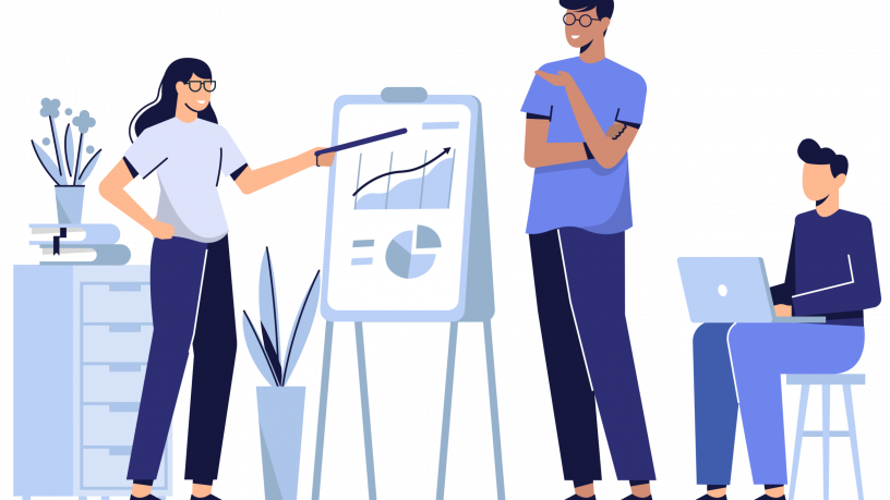 Business Teamwork & Office Illustration 1